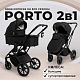 Коляска 2в1 Sweet Baby Porto Black