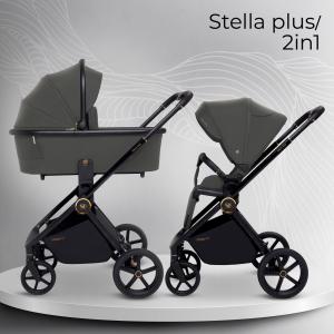 Коляска 2в1 Sweet Baby Stella Plus Dark Grey